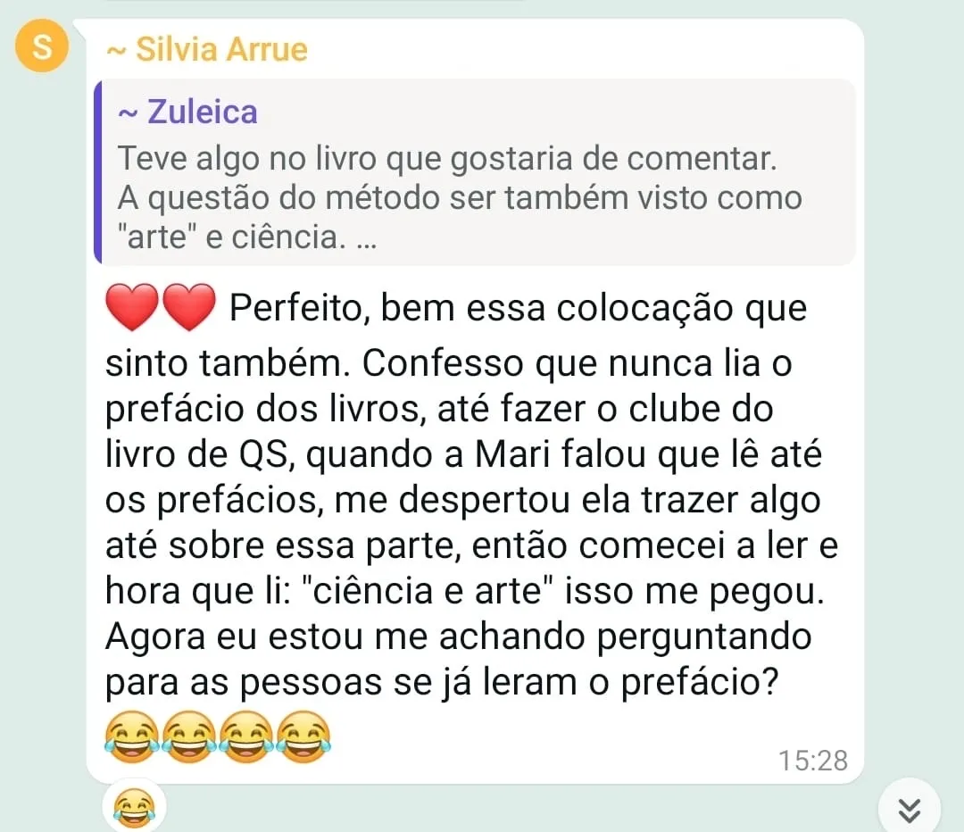 Avaliação sobre metodologia e aprofundamento literário